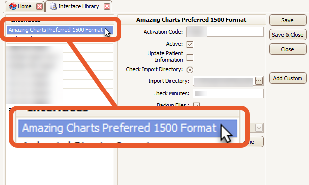 Amazing Charts Interface